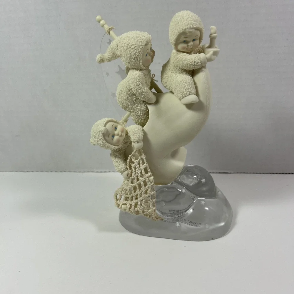 snowbabies dept 56 Limited Edition #05272 The Fisherman Three 2003